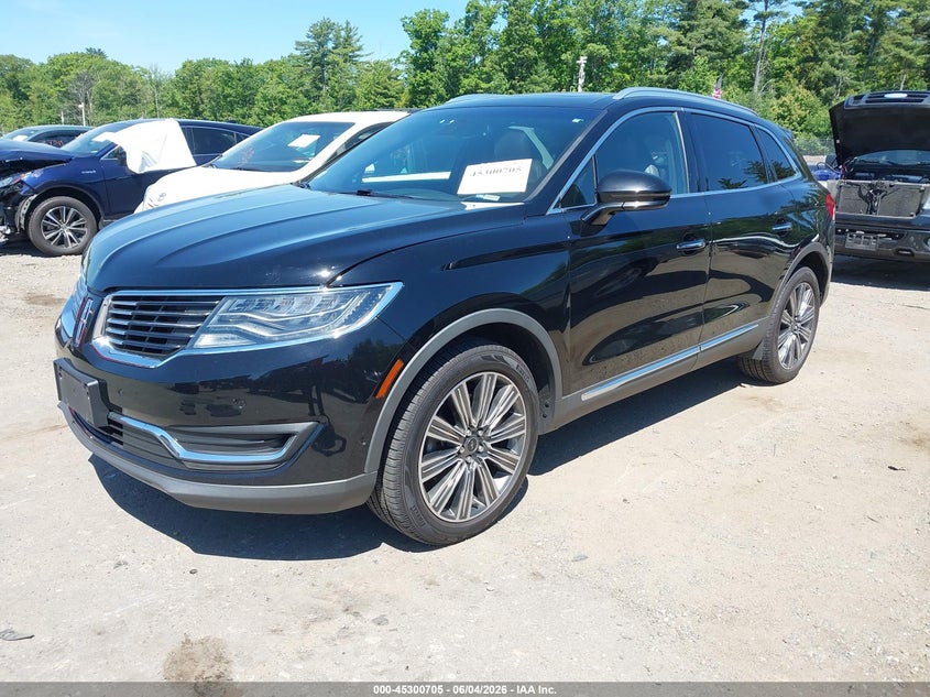 Vin: 2lmpj9jp3gbl47343, lot: 45798568, lincoln mkx black label 20162