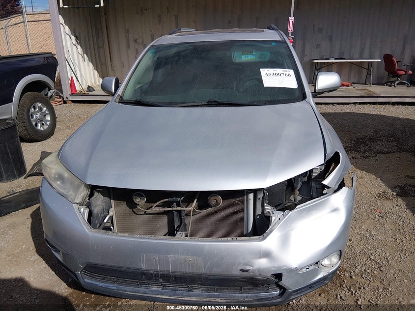 2012 Toyota Highlander 3.5 Limited V6 silver Lot 111045300760 Vin 5TDDK3EH7CS140818