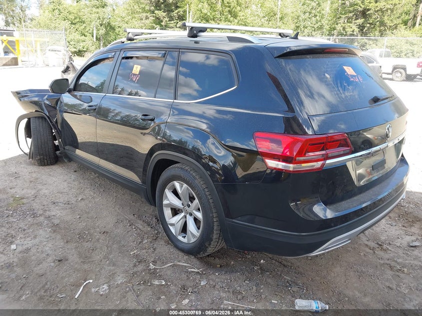Vin: 1v2gr2caxjc542726, lot: 45798632, volkswagen atlas 3.6l v6 s 20183