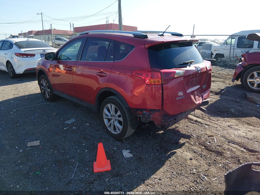 Vin: 2t3dfrev2dw057729, lot: 45798636, toyota rav4 limited 20133