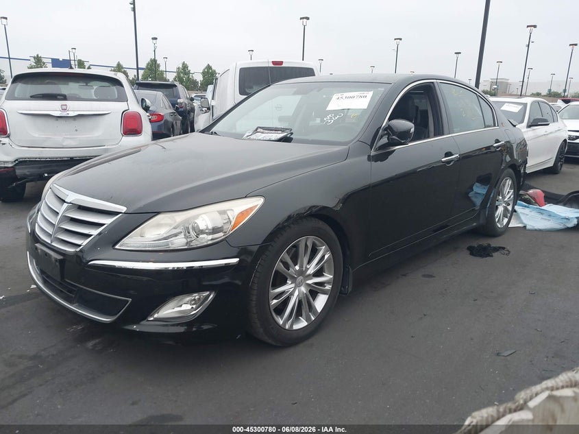 Vin: kmhgc4dd4du246456, lot: 45798644, hyundai genesis 3.8 20132