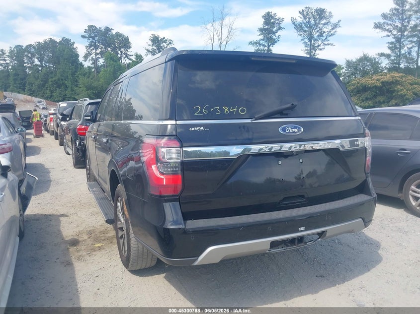 Vin: 1fmjk1kt5jea05190, lot: 45798651, ford expedition max limited 20183