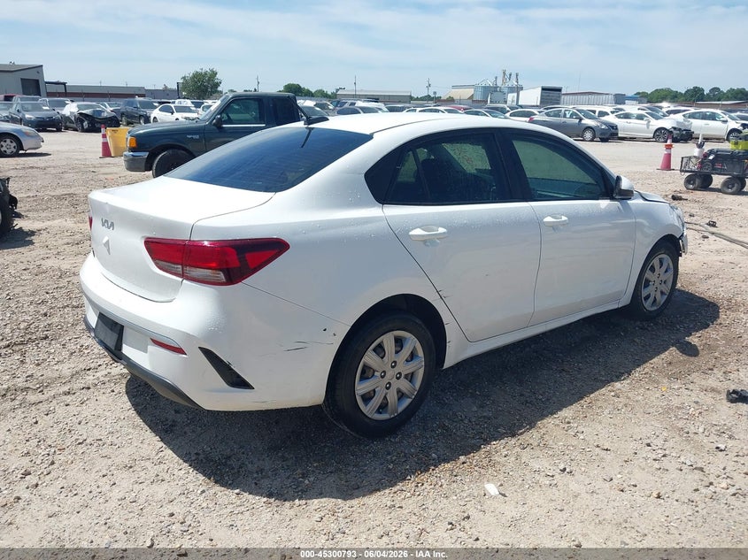 Vin: 3kpa24ad9ne494008, lot: 45798656, kia rio s 20224