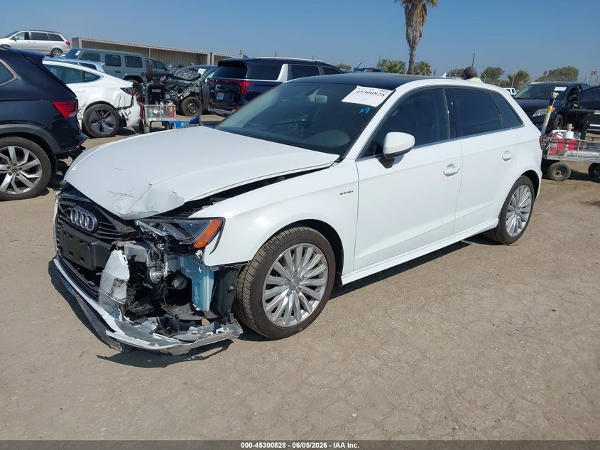 Vin: wautpbff7ga027665, lot: 45798691, audi a3 e-tron 1.4t premium 20162