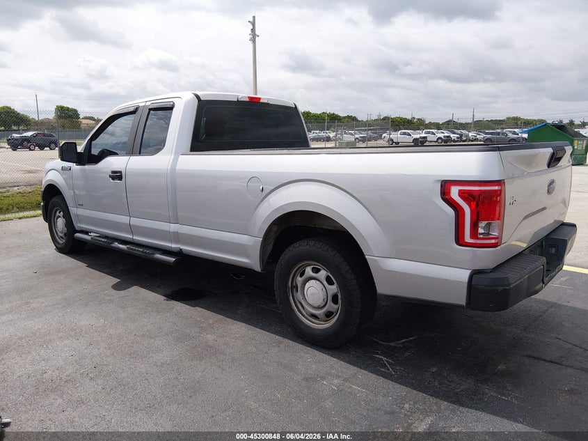 Vin: 1ftex1cp5gkd70620, lot: 45798711, ford f-150 xl 20163