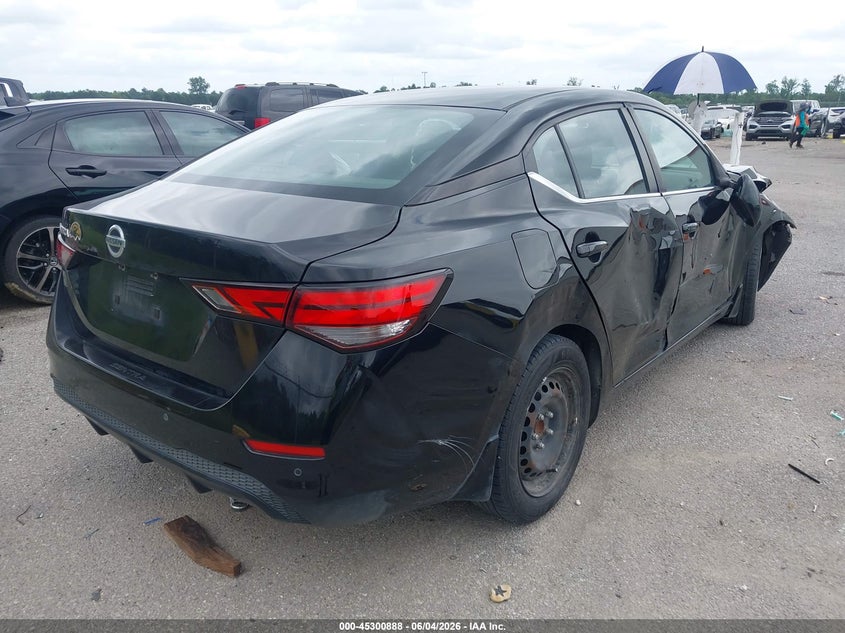 Vin: 3n1ab8bv7ly261872, lot: 45798751, nissan sentra s xtronic cvt 20204