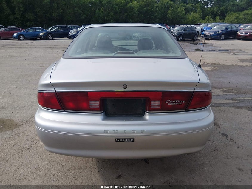 2004 Buick Century VIN: 2G4WS52J341321317 Lot: 45300892