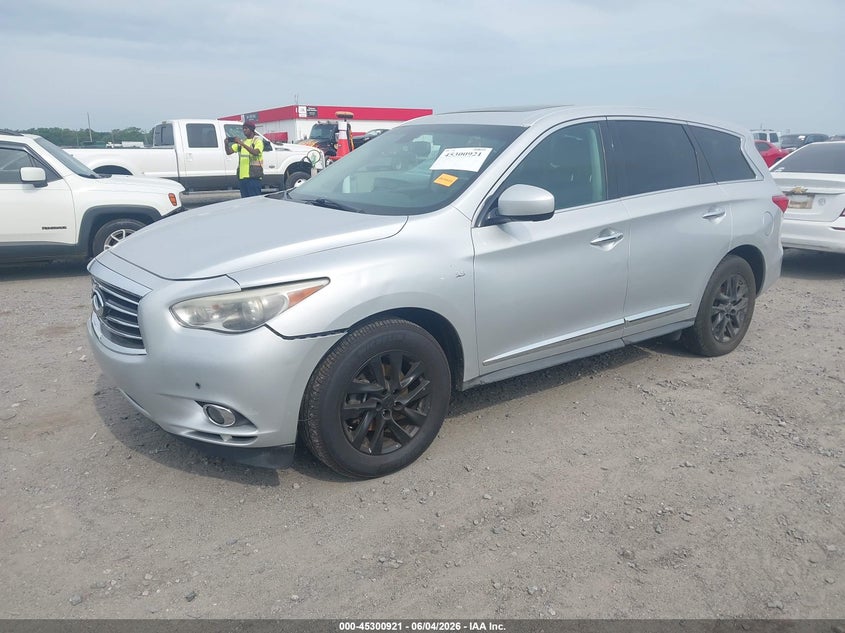 Vin: 5n1al0mn4ec504392, lot: 45798784, infiniti qx60 20142