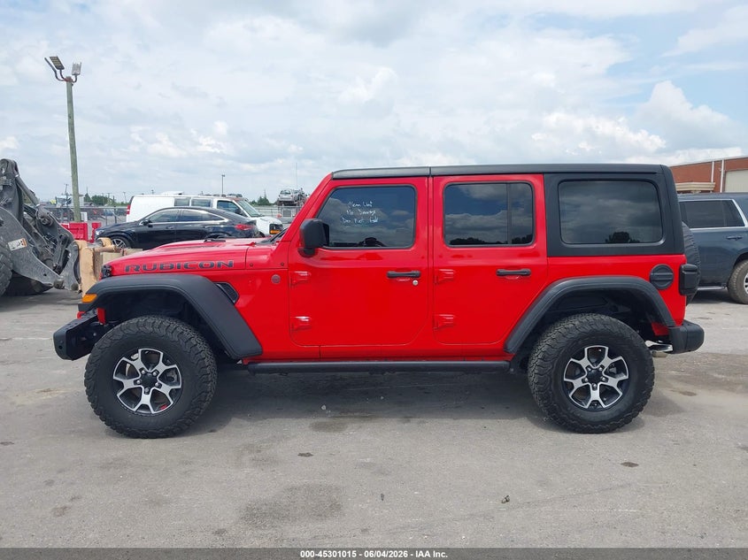 2022 Jeep Wrangler Unlimited Rubicon 4X4 VIN: 1C4HJXFG4NW100720 Lot: 45301015