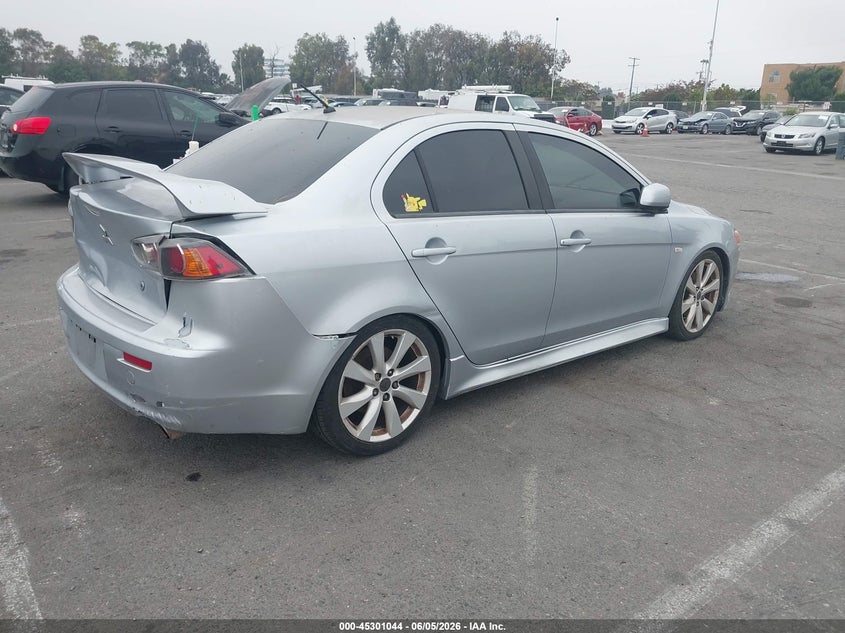 Vin: ja32u8fwxcu019965, lot: 45798907, mitsubishi lancer gt 20124