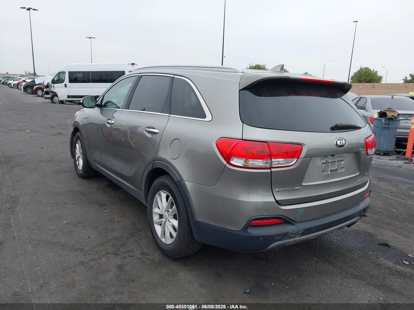 Vin: 5xypg4a52gg083740, lot: 45798914, kia sorento 3.3l lx 20163