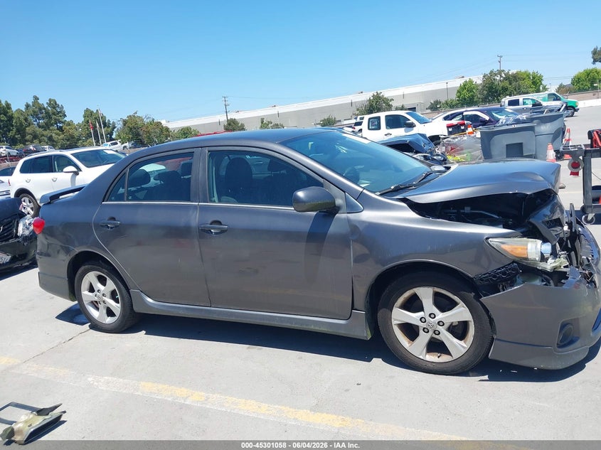 2012 Toyota Corolla 1.8 S Le brown Lot 111045301058 Vin 5YFBU4EE4CP016270