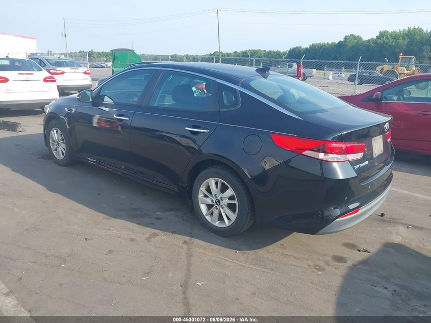 Vin: 5xxgt4l39jg196846, lot: 45798935, kia optima lx 20183