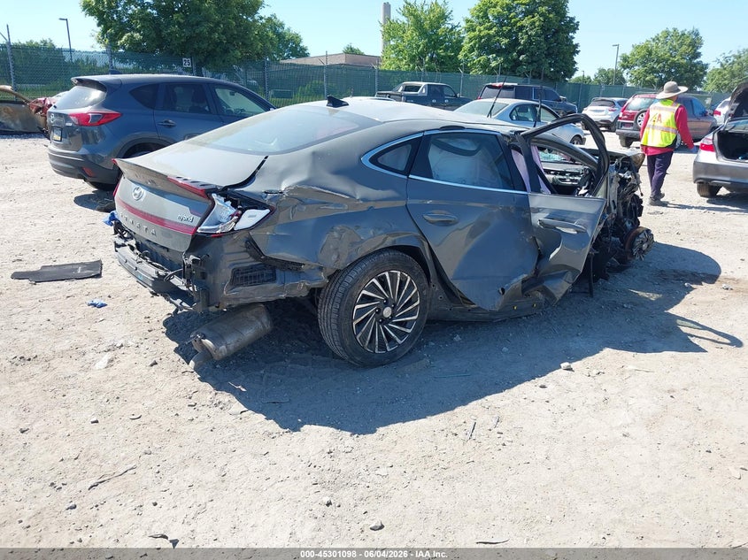 Vin: kmhl34jj7ma020440, lot: 45798961, hyundai sonata sel 20214
