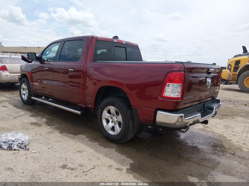 Vin: 1c6srfft9ln310066, lot: 45798991, ram 1500 big horn  4x4 5'7 box 20203