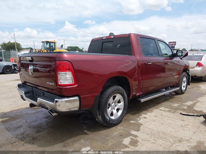 Vin: 1c6srfft9ln310066, lot: 45798991, ram 1500 big horn  4x4 5'7 box 20204