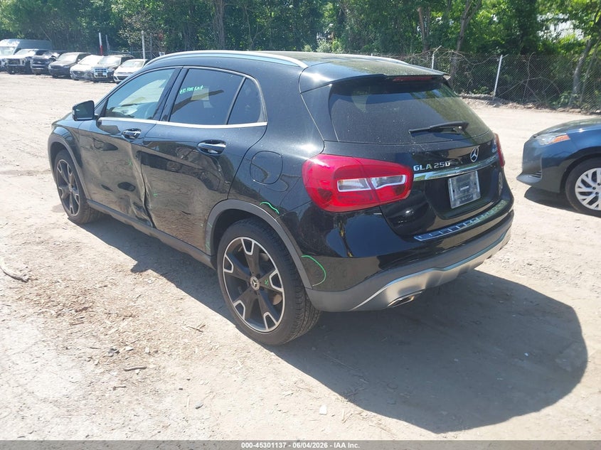 Vin: wdctg4gb8jj468877, lot: 45799000, mercedes-benz gla 250 4matic 20183