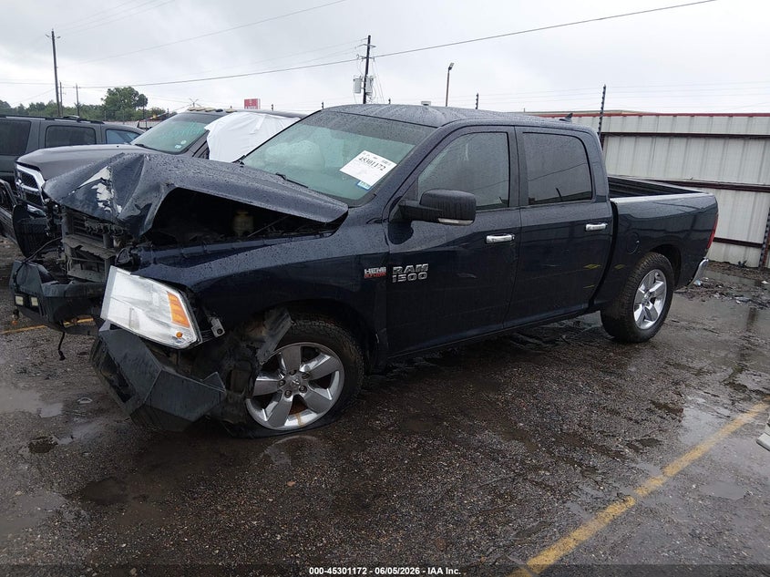 Vin: 1c6rr7lt7js107846, lot: 45799035, ram 1500 big horn  4x4 5'7 box 20182