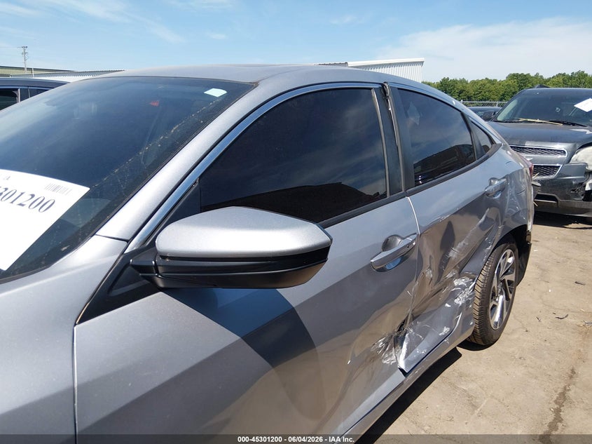 2018 HONDA CIVIC SEDAN 2.0L I-4 DOHC, VVT, 158HP