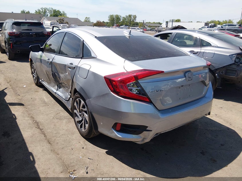 Vin: 19xfc2f77je025696, lot: 45799063, honda civic ex 20183