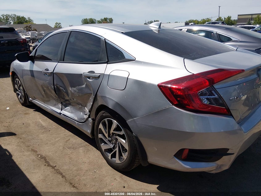 2018 HONDA CIVIC SEDAN 2.0L I-4 DOHC, VVT, 158HP