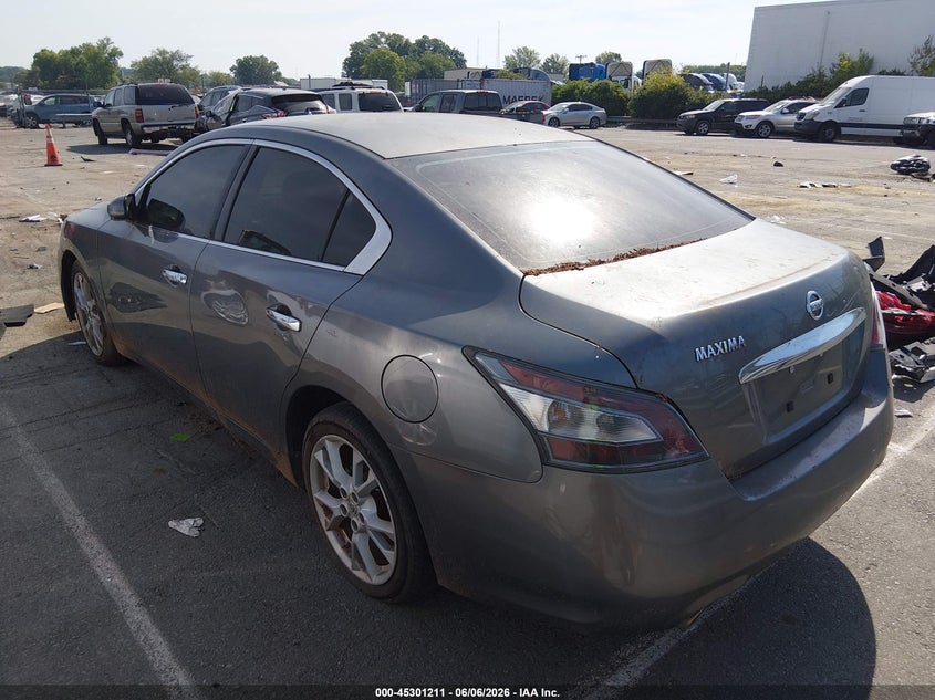 2014 Nissan Maxima 3.5 3.5 S grey Lot 111045301211 Vin 1N4AA5AP2EC906334