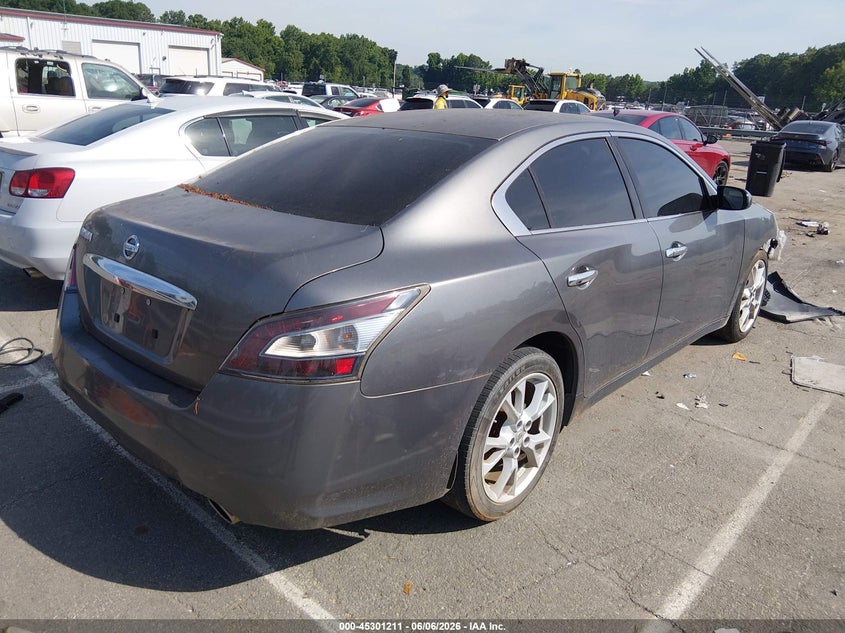 2014 Nissan Maxima 3.5 3.5 S grey Lot 111045301211 Vin 1N4AA5AP2EC906334
