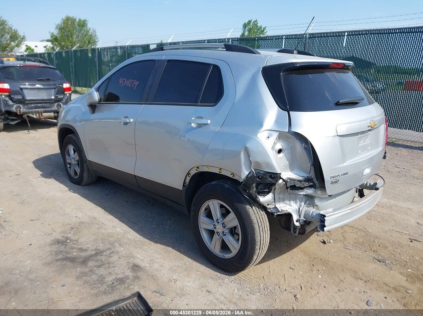 Vin: kl7cjpsmxnb564038, lot: 45799092, chevrolet trax awd lt 20223
