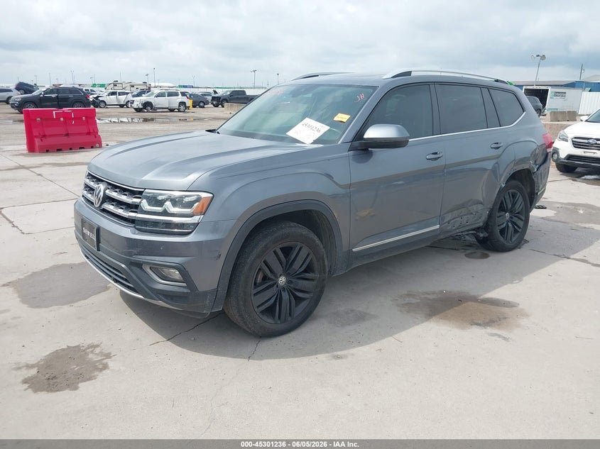 Vin: 1v2er2ca7kc589270, lot: 45799099, volkswagen atlas 3.6l v6 sel 20192