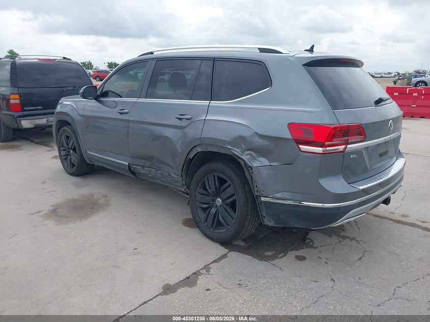 Vin: 1v2er2ca7kc589270, lot: 45799099, volkswagen atlas 3.6l v6 sel 20193