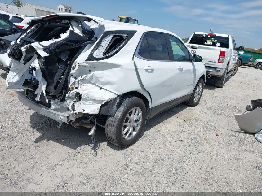 Vin: 3gnaxkeg4ps208166, lot: 45799104, chevrolet equinox fwd lt 20234