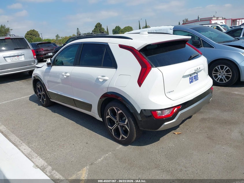 Vin: kndcr3le0r5137953, lot: 45799130, kia niro ex touring 20243