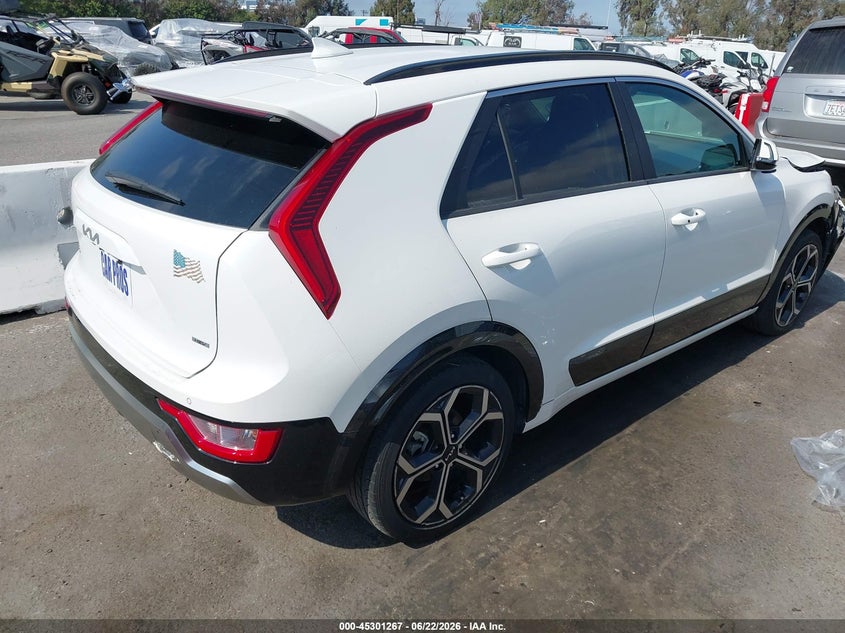 Vin: kndcr3le0r5137953, lot: 45799130, kia niro ex touring 20244