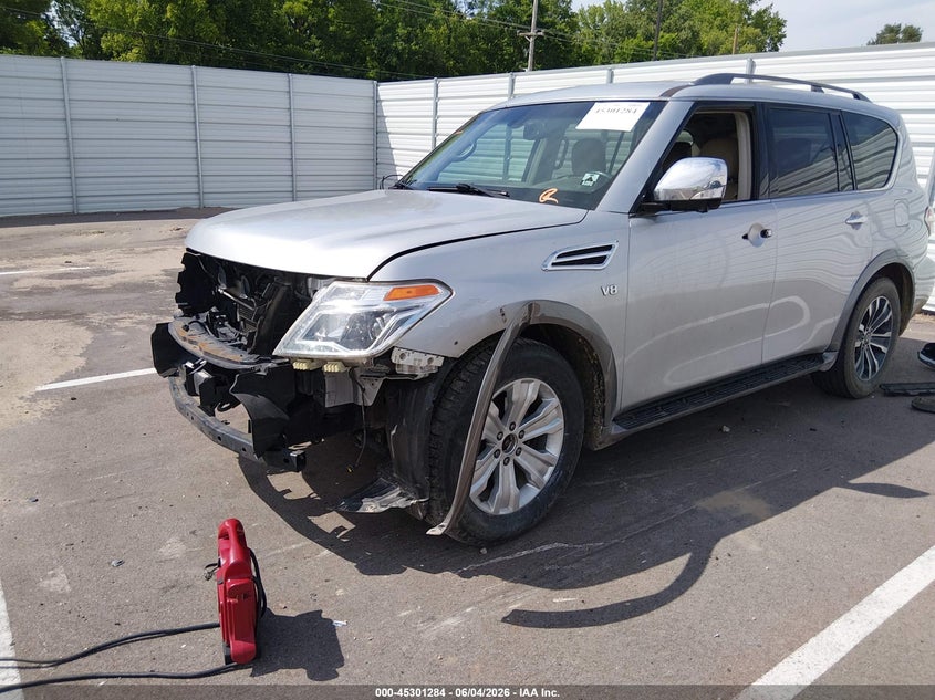 Vin: jn8ay2nc2h9508204, lot: 45799147, nissan armada sl 20172