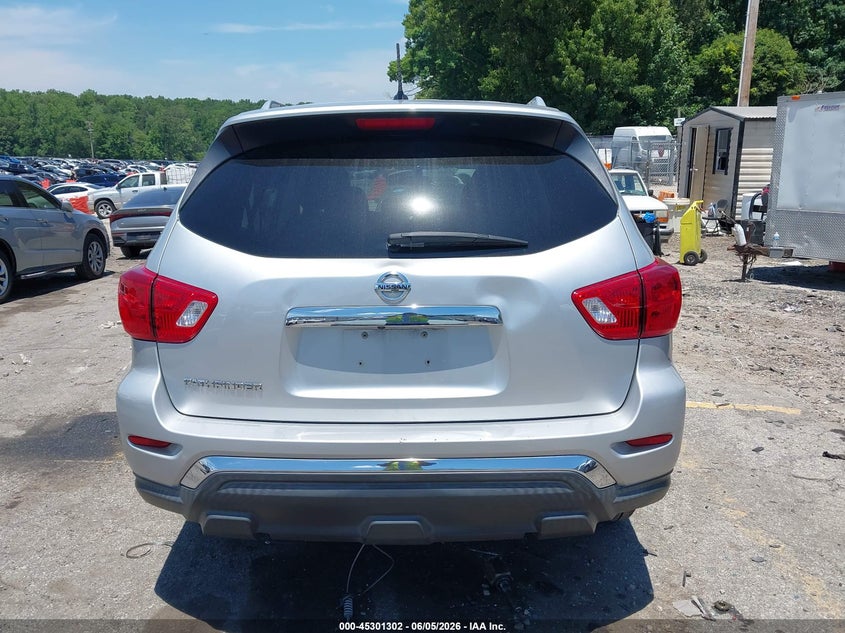 2018 Nissan Pathfinder S VIN: 5N1DR2MNXJC625462 Lot: 45301302