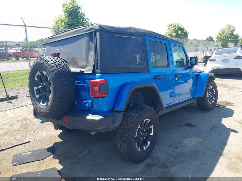 Vin: 1c4rjxr69sw637148, lot: 45799211, jeep wrangler 4xe rubicon 4xe 20254