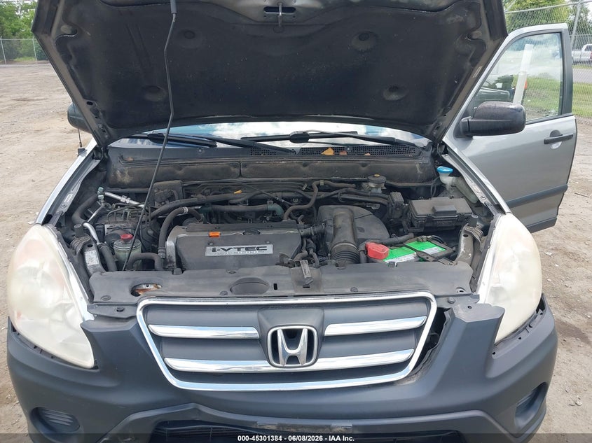 2006 HONDA CR-V SPORT UTILITY VEHICLE 2.4L I-4 DOHC, VVT, 156HP
