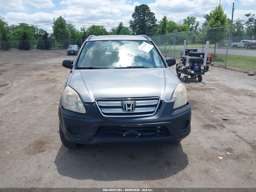 2006 HONDA CR-V SPORT UTILITY VEHICLE 2.4L I-4 DOHC, VVT, 156HP