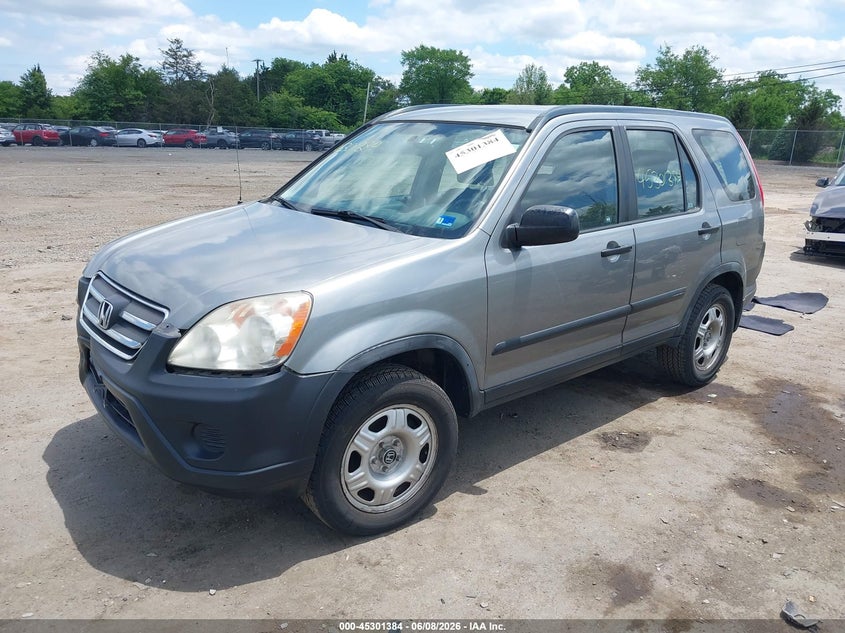 2006 HONDA CR-V SPORT UTILITY VEHICLE 2.4L I-4 DOHC, VVT, 156HP