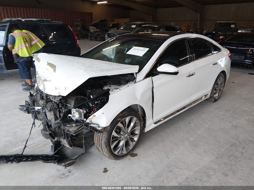Vin: 5npe34ab6fh126444, lot: 45799268, hyundai sonata limited 2.0t 20152