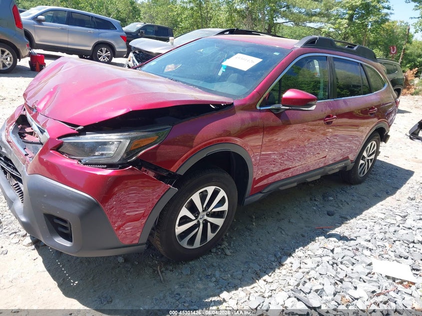 Vin: 4s4btacc2l3208861, lot: 45799289, subaru outback premium 20202