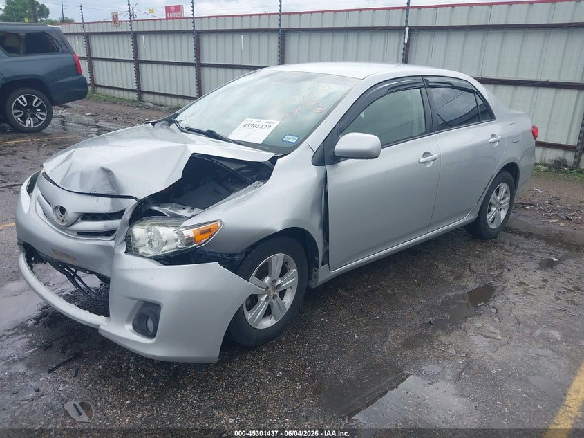 Vin: jtdbu4ee9b9161907, lot: 45799300, toyota corolla le 20112