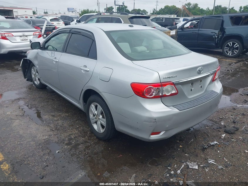 Vin: jtdbu4ee9b9161907, lot: 45799300, toyota corolla le 20113
