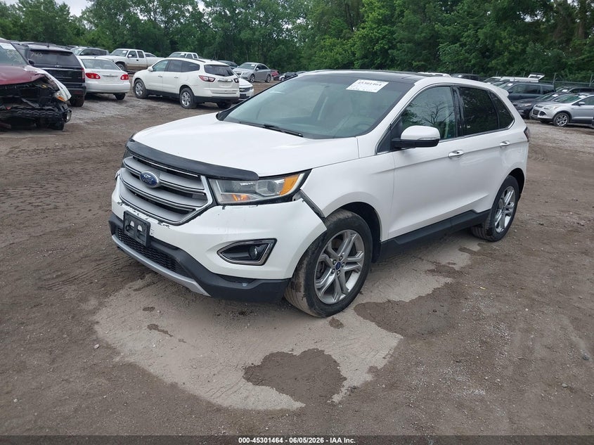 Vin: 2fmpk4k98hbc13179, lot: 45799327, ford edge titanium 20172