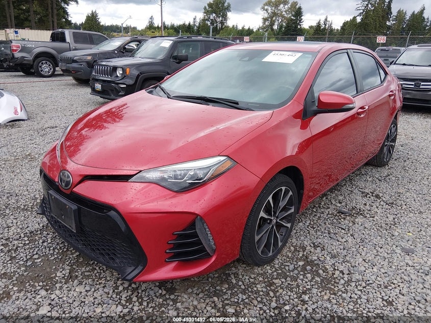 Vin: 2t1burhe4hc844125, lot: 45799355, toyota corolla se 20172