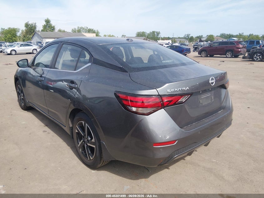 Vin: 3n1ab8cvxsy409932, lot: 45799362, nissan sentra sv 20253