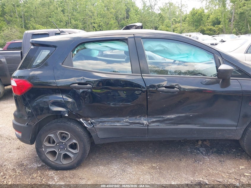 2020 Ford Ecosport S VIN: MAJ6S3FLXLC345892 Lot: 45301502