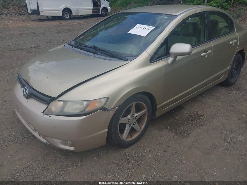 2008 Honda Civic Lx 1HGFA16568L033290 photo 1