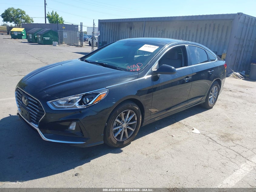 Vin: 5npe24aa1jh691901, lot: 45799382, hyundai sonata eco 20182