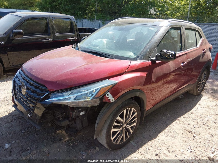 Vin: 3n1cp5cv2ml538191, lot: 45799389, nissan kicks sv xtronic cvt 20212